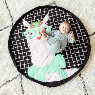 lama baby playmat - bag