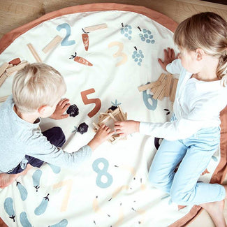 playmat & toy bag-veggie numbers
