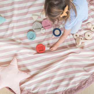 playmat & toy bag-new pink