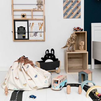 playmat & toy bag-big cars