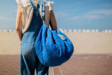 soft Puce&Pilou by Moulin Roty, the bag is on the shoulder