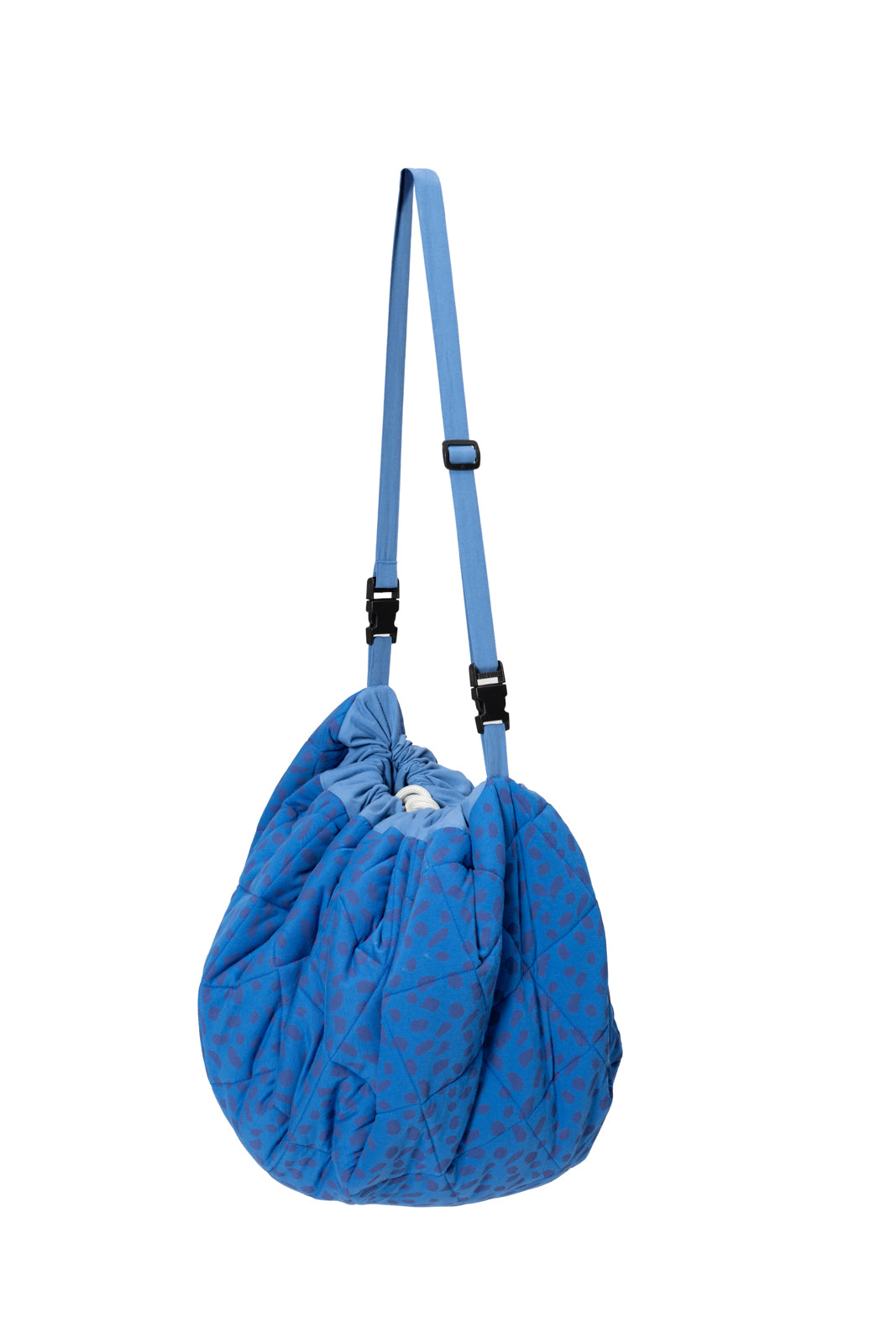 soft Puce&Pilou by Moulin Roty, packshot closed bag, shoulder strap
