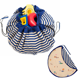 outdoor - playmat & toy bag-beach