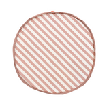 playmat & toy bag-stripes new pink