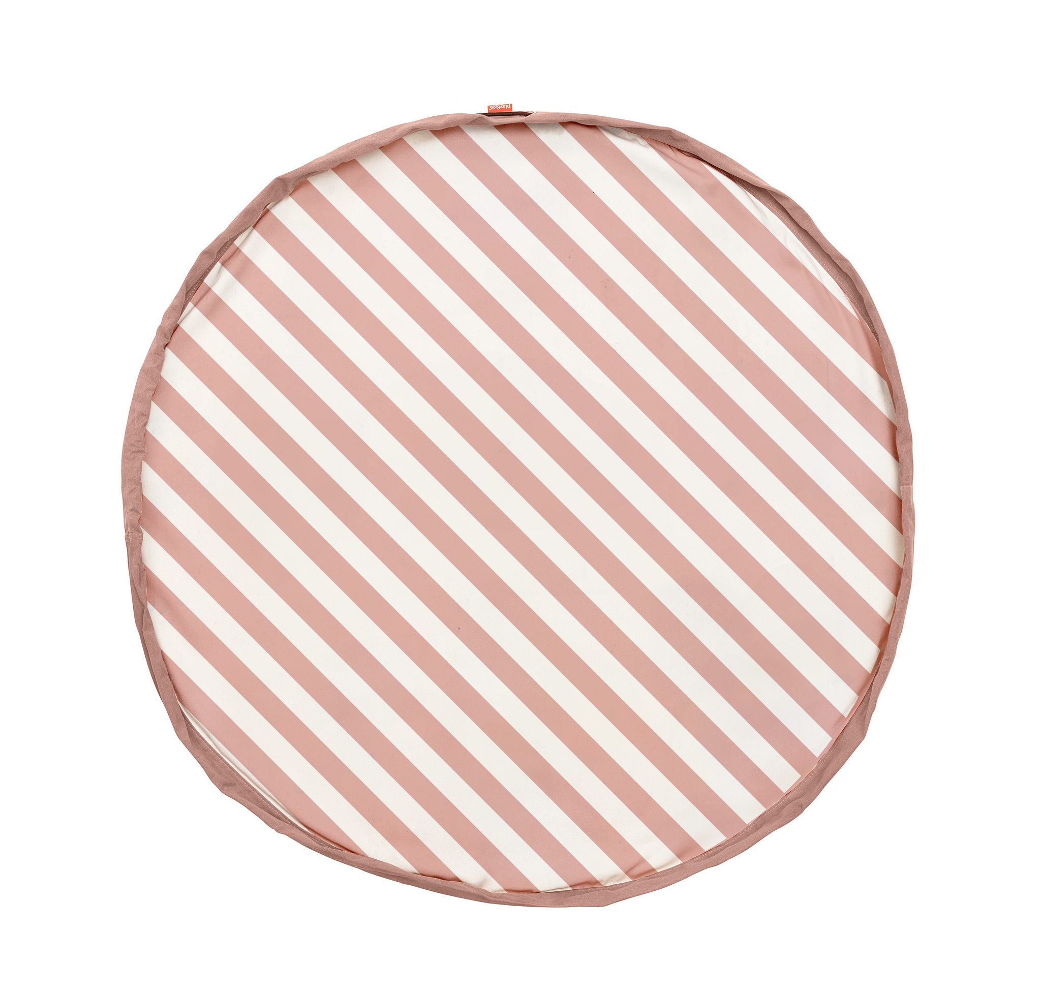 playmat & toy bag-stripes new pink