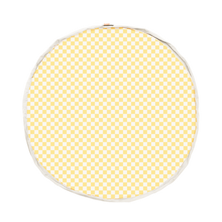 Vichy Yellow toy storage bag