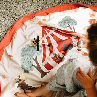playmat & toy bag-circus