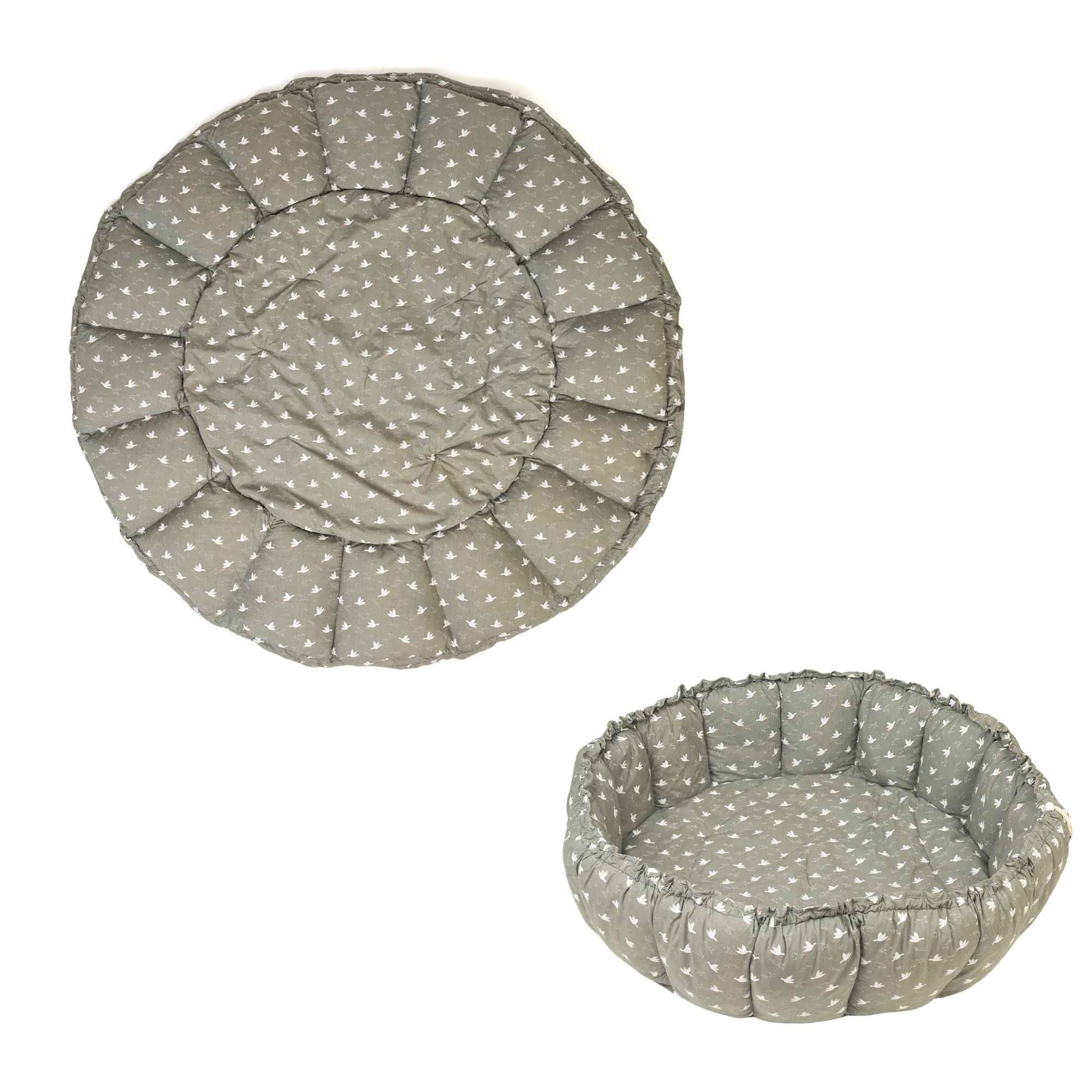 organic babymat & cocoon-birds