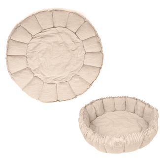 organic babymat & cocoon-stripes blue