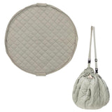 organic soft babymat & bag - meadow green