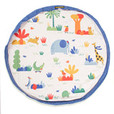 toy storage bag, Toupitis, Play&Go, Moulin Roty, open mat, lots of colors