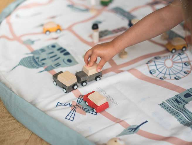 playmat kids playandgo paris print