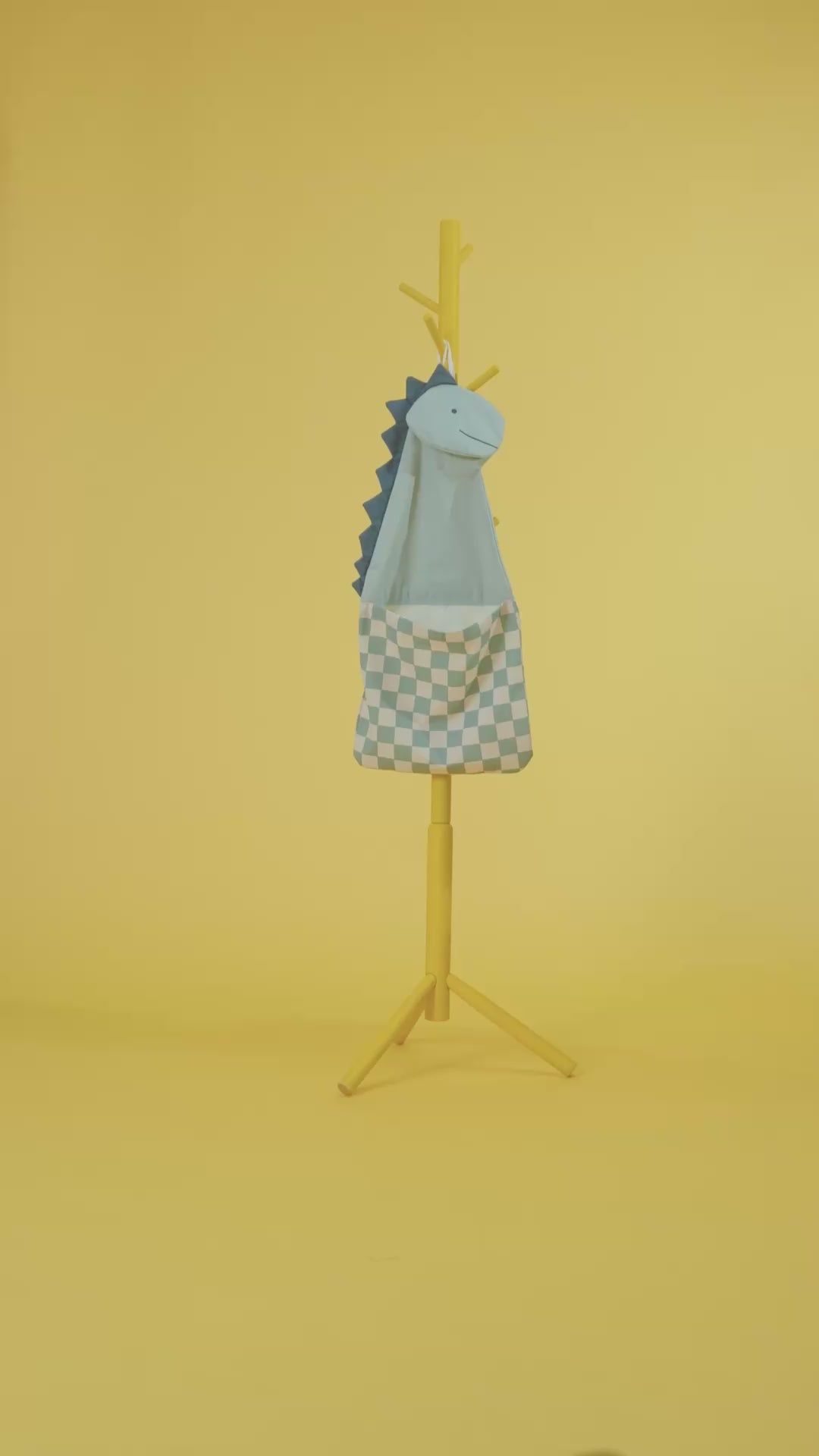 wall storage & tote bag - dino