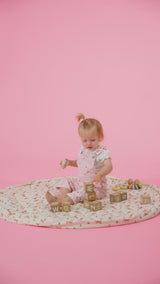 organic soft babymat & bag - rabbit