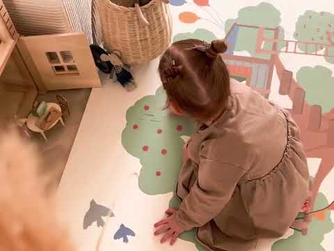 puzzlemat, storage box & mini house - treehouse