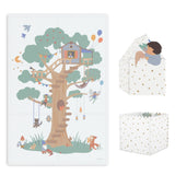 puzzlemat, storage box & mini house - treehouse