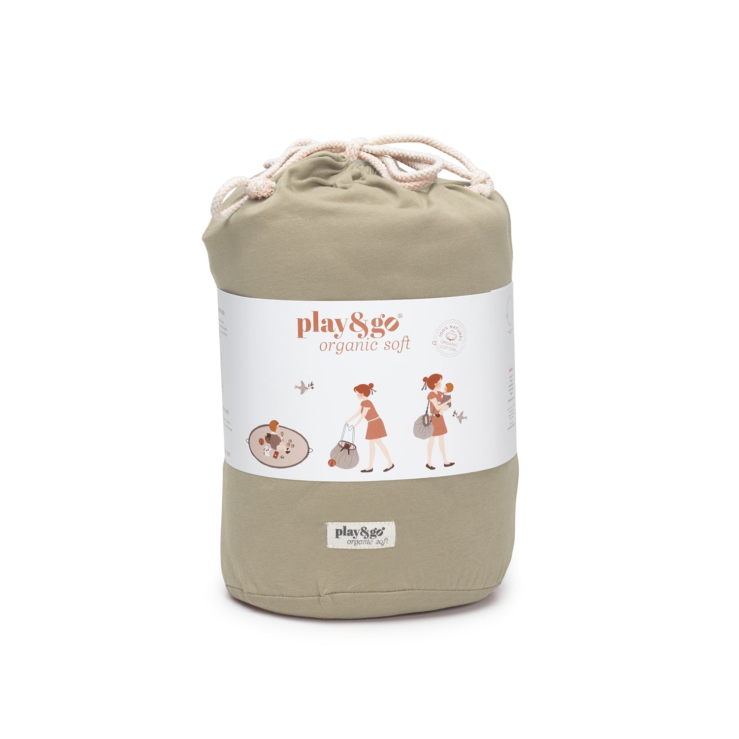 Play&Go organic meadow green babymat, packaging