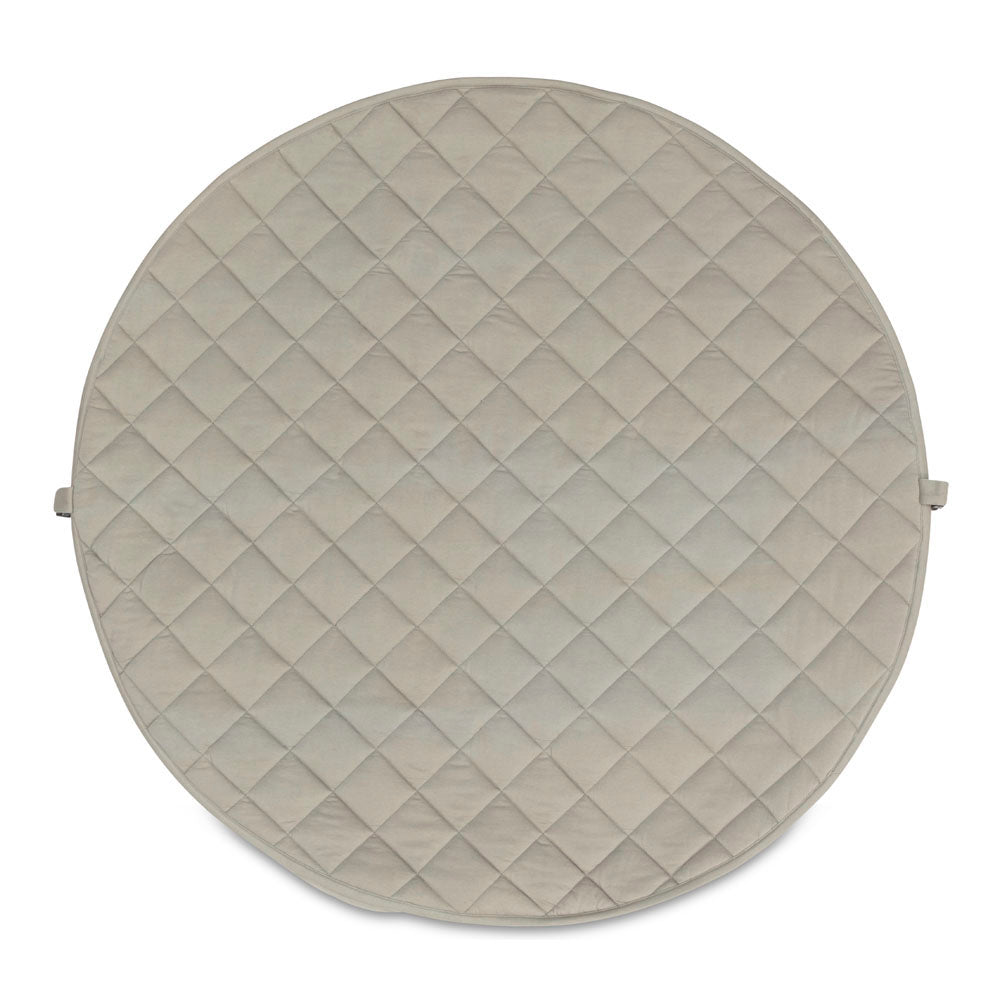 detail picture Meadow Green soft padded baby play mat and storage bag