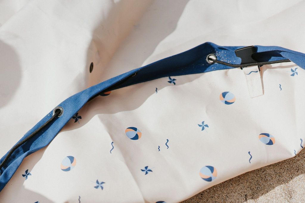 detail picture Play&Go outdoor storage bag and play mat, print balloon