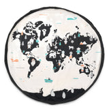worldmap/stars toy storage bag and play mat